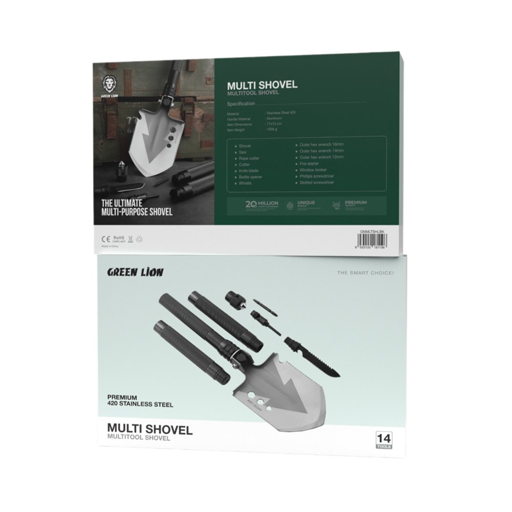 بیل چندکاره گرین لاین مدل Multi Shovel